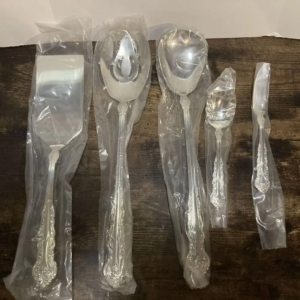 Reed & Barton New Richmond Hill 18/10 Stainless Steel Serving Flatware Set 10-Pc